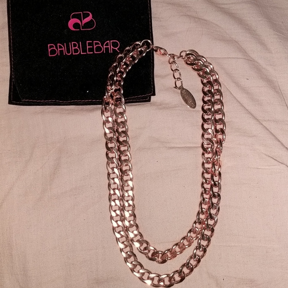 Baublebar Rose Gold Choker Necklace